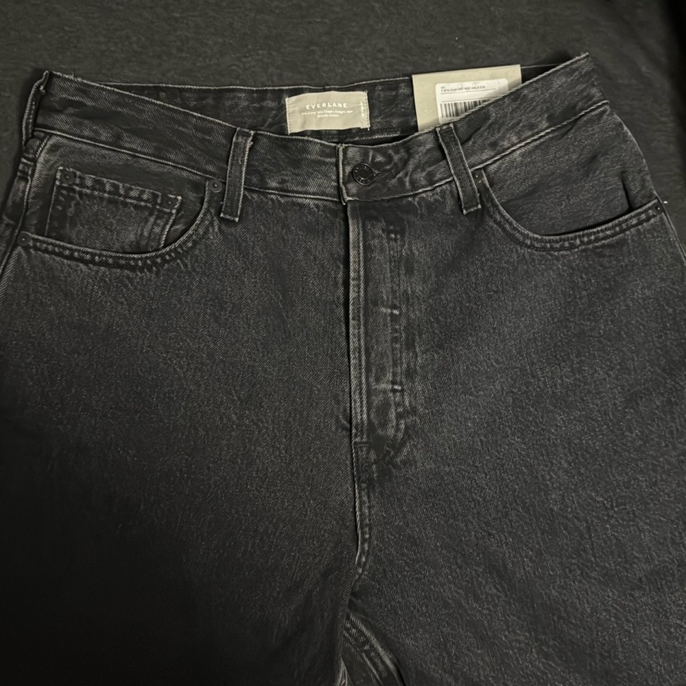 Never worn! With tags! Black Straight Everlane Jeans!
